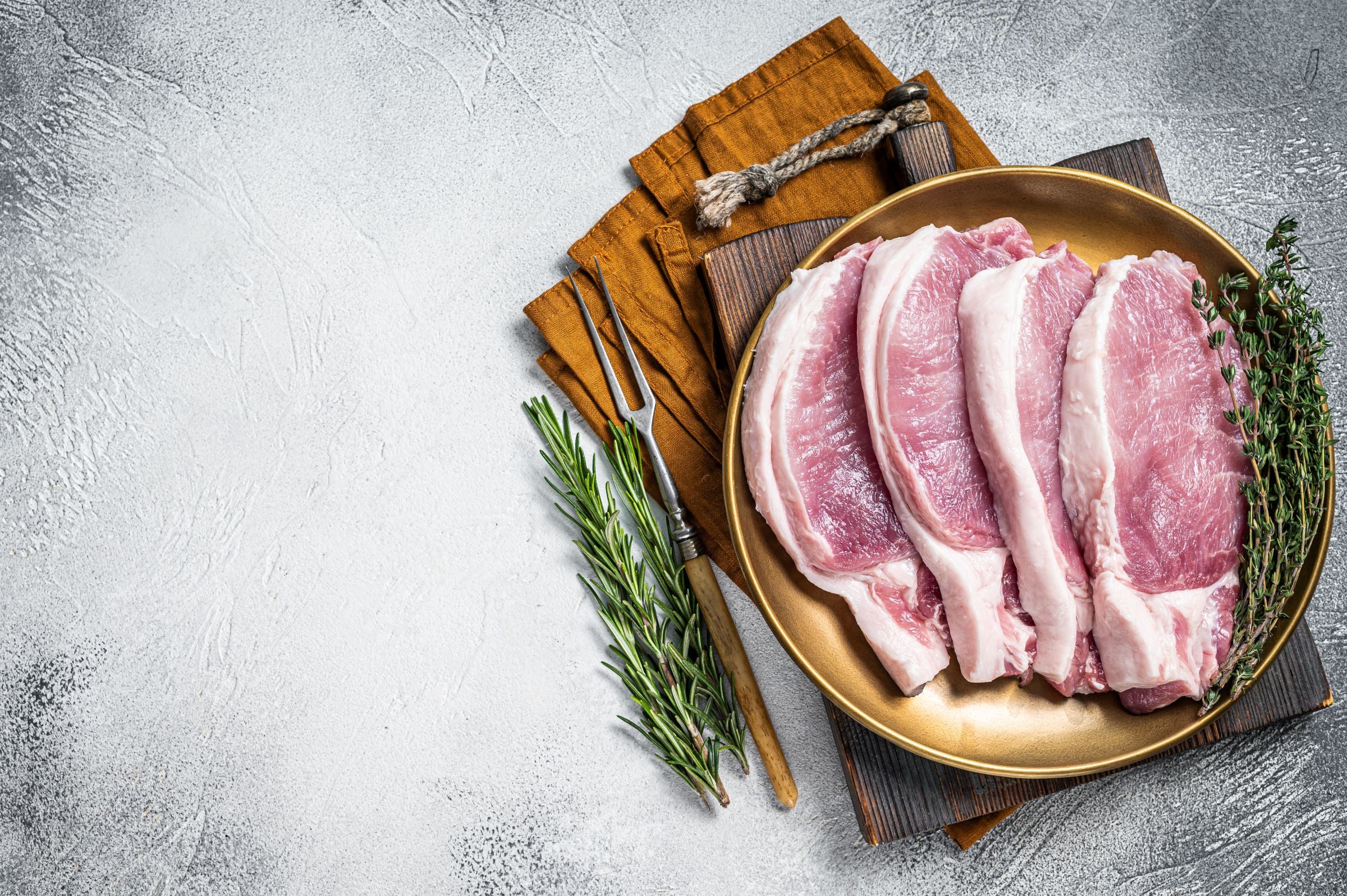 Loin Pork Chops Boneless 4 pack