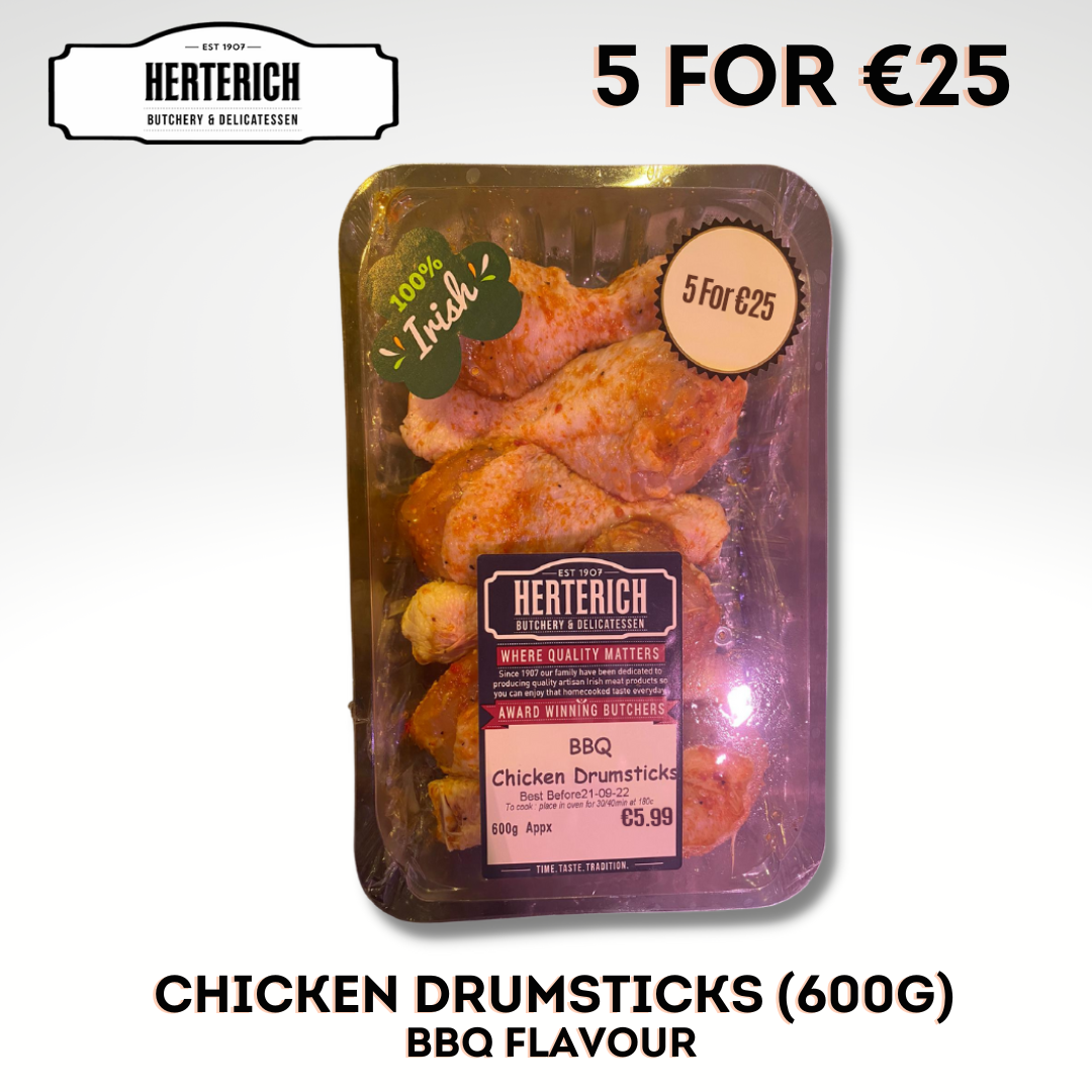 Packaging for BBQ Chicken Drumsticks (600g)