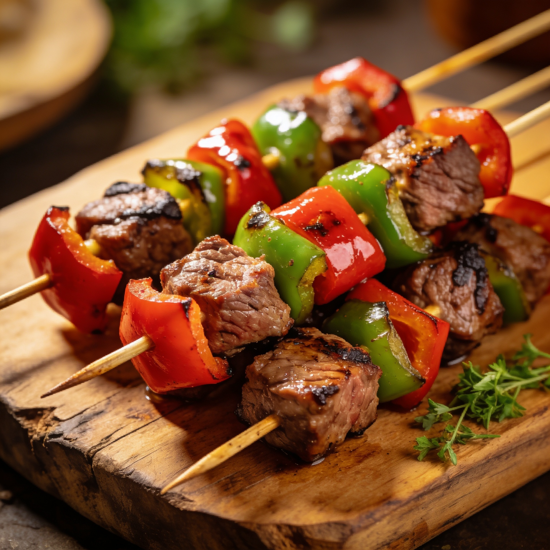 Piri Piri Beef Fillet Kebabs x 4