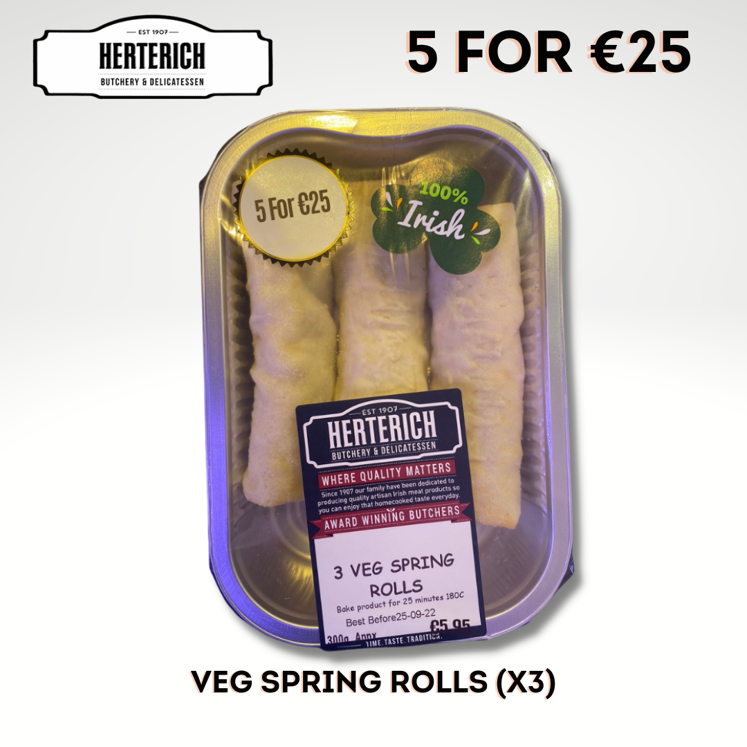 A photo of a pack of Vegetable Spring Rolls