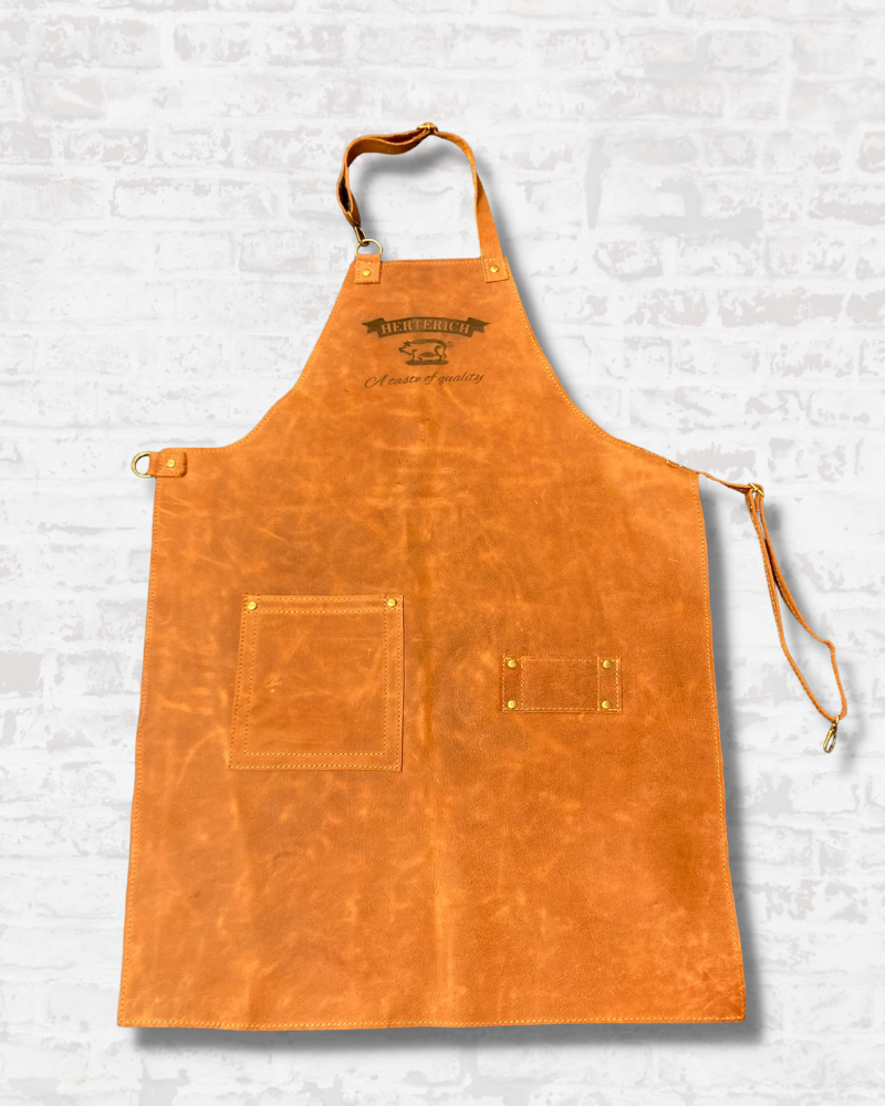 Herterich Branded Leather Butcher's Apron