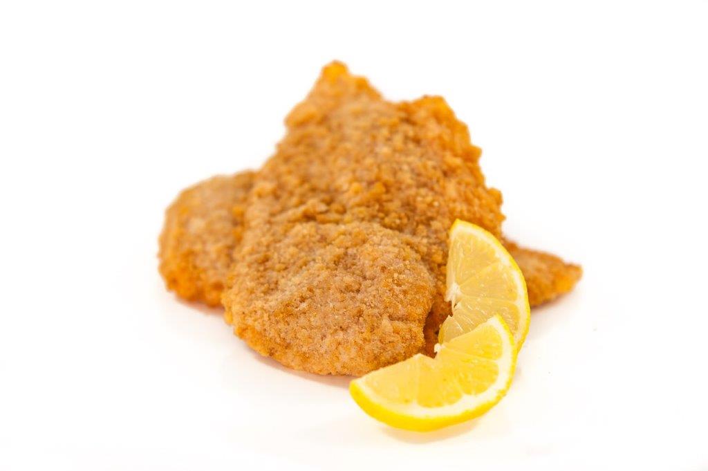 Two Chicken Maryland portions with crispy breadcrumb coating, made from Irish free-range chicken breast, ready to cook.