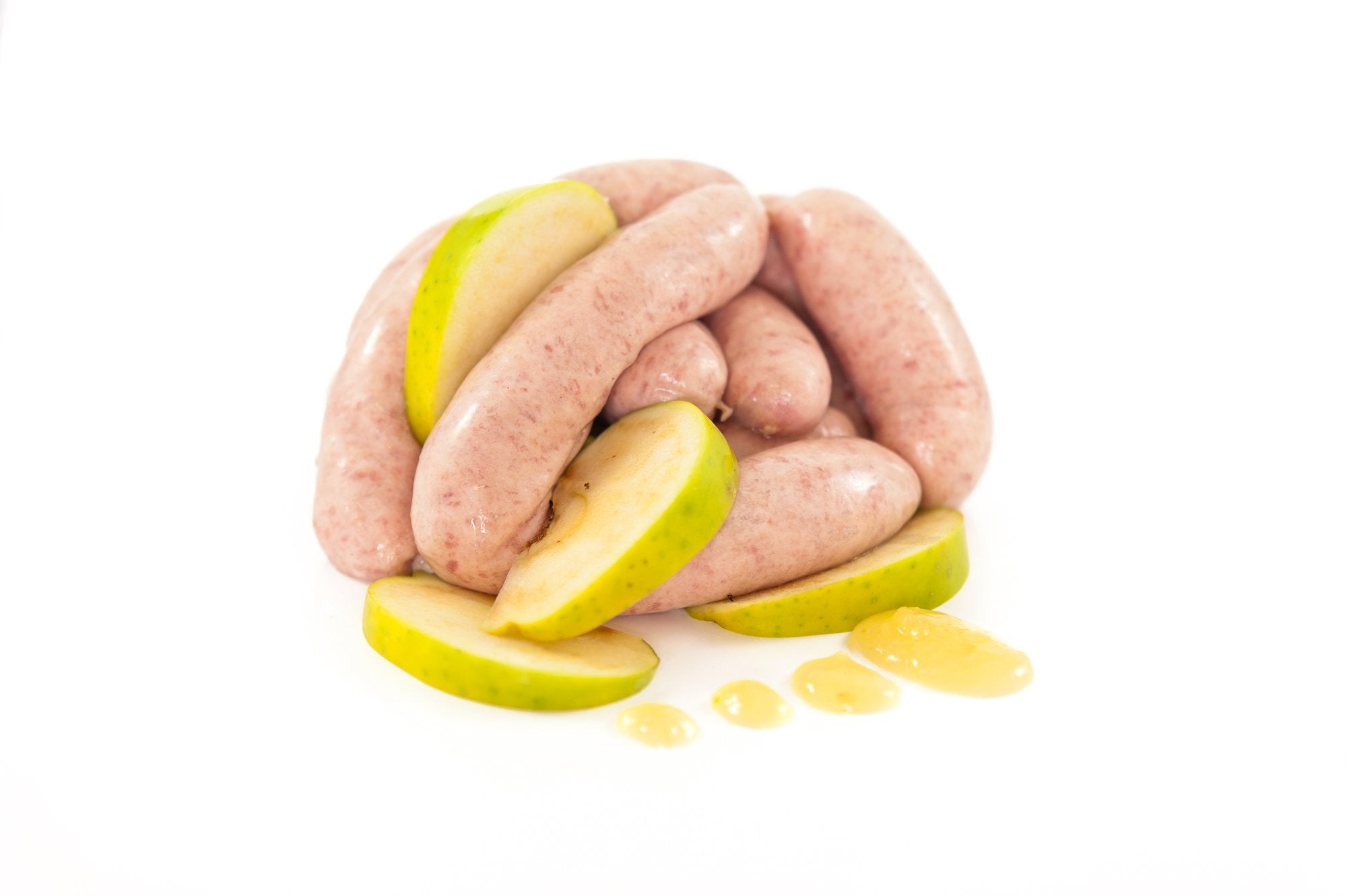 Pork Sausage with Diced Apple 350g pack.